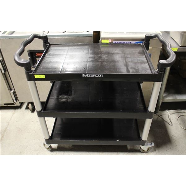 3 TIER MAGNUM SERVICE CART 35  X 20  X 34.5 