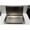 Image 1 : 2 FULL SIZE STAINLESS STEEL 2.5" DEEP FOOD PANS