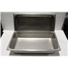 Image 1 : 2 FULL SIZE STAINLESS STEEL 4" DEEP PERFORATED