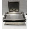 Image 1 : 2 FULL SIZE STAINLESS STEEL WATER PANS W/ 2 FOOD