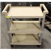 Image 1 : RUBBERMAID TUFFLINE POLY SERVICE CART