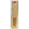 Image 4 : 2 WOODEN GIFT WINE BOTTLE HOLDERS W/ EMBLEM