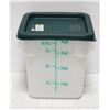 Image 1 : NEW JOHNSON ROSE 4QT SQUARE DRY INGREDIENT BIN W/