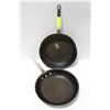 Image 1 : LOT OF 2 MAGNUM ALUMINUM 10" FRYING PANS