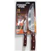 Image 1 : NEW FORGED IN FIRE 8" CHEF'S KNIFE &  PARING KNIFE