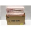 1000 6 OZ. DISPOSABLE FOOD SERVING TRAYS