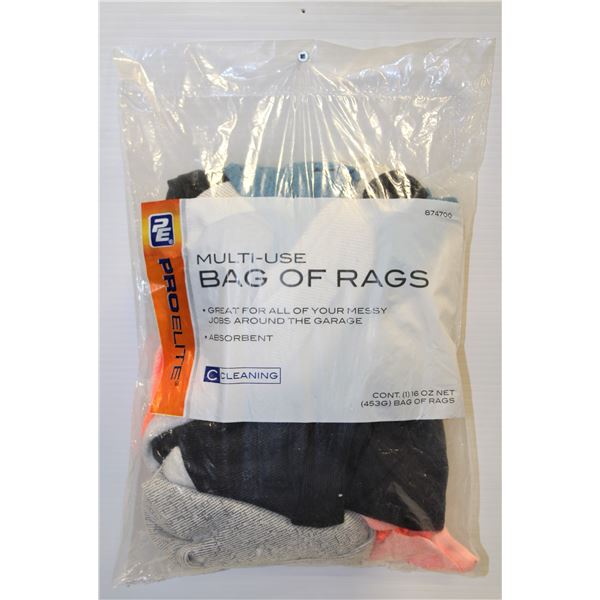 1 LBS BAG OF PRO-ELITE MULTI PURPOSE RAGS