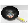 Image 1 : NEW 28CM CARBON STEEL NON-STICK WOK
