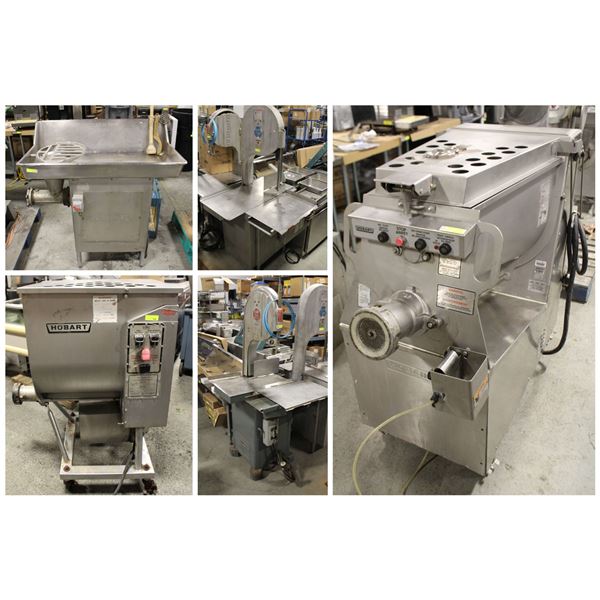 FEATURED LOT(S): HOBART MEAT EQUIPMENT