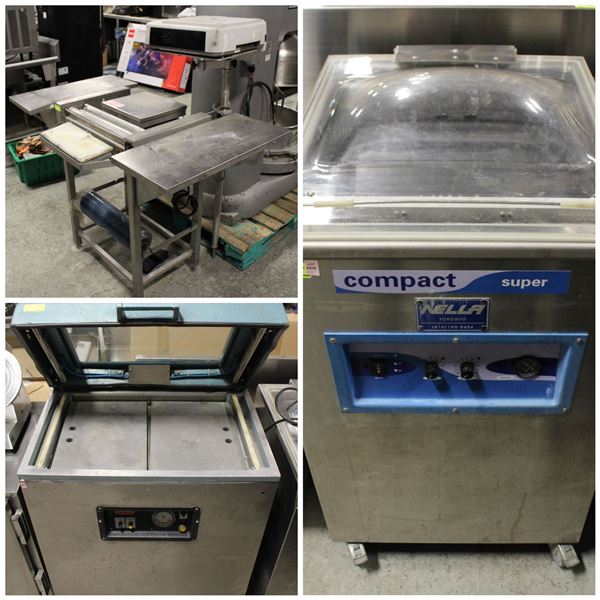FEATURED LOT(S): VACCUM PACKERS & WRAPPING STATION