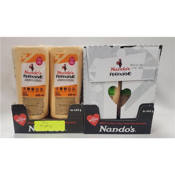 2 CASES OF ORIGINAL NANDOS PERINAISE MAYONAISE