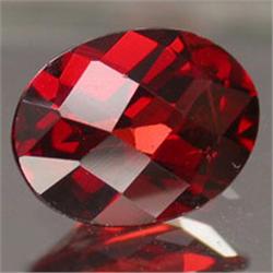 .5ct. Blazingly Gorgeous Red Oval Garnet Gem 6x4mm RETAIL $300 (GEM-5508R)