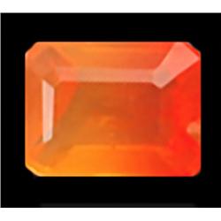 1ct. Emerald Cut Natural Orange Fire Opal RETAIL $450 (GEM-3705R)