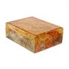 Image 2 : Solid Burl Box Handmade Rare Afzelia Wood (DEC-133)