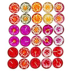 Set of 30 Tropical Scented Tea Light Candles  (DEC-321)