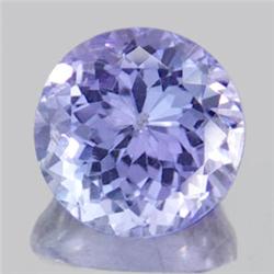 1.28ct VERY RARE  Ravishing  Blue Tanzanite Round Unheated VS RETAIL $2550 (GEM-4035)