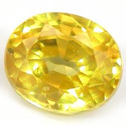 2.1ct VERY RARE  Dazzling Yellow Sapphire Ceylon VVS RETAIL $2850 (GEM-4057)