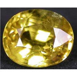 1.08ct VERY RARE  Charming  Yellow Sapphire Ceylon VS RETAIL $1175 (GEM-4150)