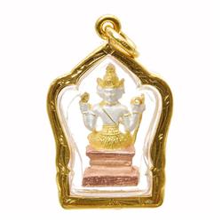 Heavy 24k Gold Filled Tibet Buddha Amulet  (JEW-155)