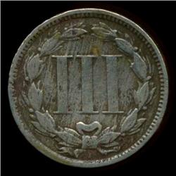 1865 3 Cent Nickel Coin (COI-3761)