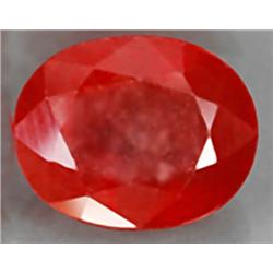 5ct. Oval VERY RARE Salmon Orange Padparadscha Sapphire RETAIL $2450 (GEM-3710A)