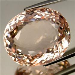 33.5ct. Beautiful 22X18 Top RARE Padparadsha Morganite AAA FLAWLESS RETAIL $11500 (GEM-3767)