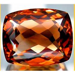 26.71ct RARE Top Imperial Topaz Brazil Antique Cut AAA Huge Size FLAWLESS RETAIL $ (GEM-4089)