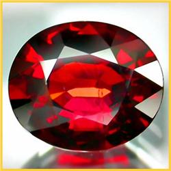 6ct RARE Big Size Strong Red Spessartite Garnet Untreated VS RETAIL $2850 (GEM-4174)