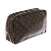 Image 2 : Louis Vuitton Brown Monogram Canvas Leather Trousse Toiletry 28cm Pouch Bag