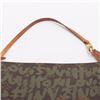 Image 6 : Louis Vuitton Brown Monogram Graffiti Print Coated Canvas Leather Pochette Acces
