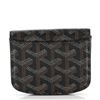 Image 2 : Goyard Black Goyardine Coated Canvas and Leather Flap Coin Purse