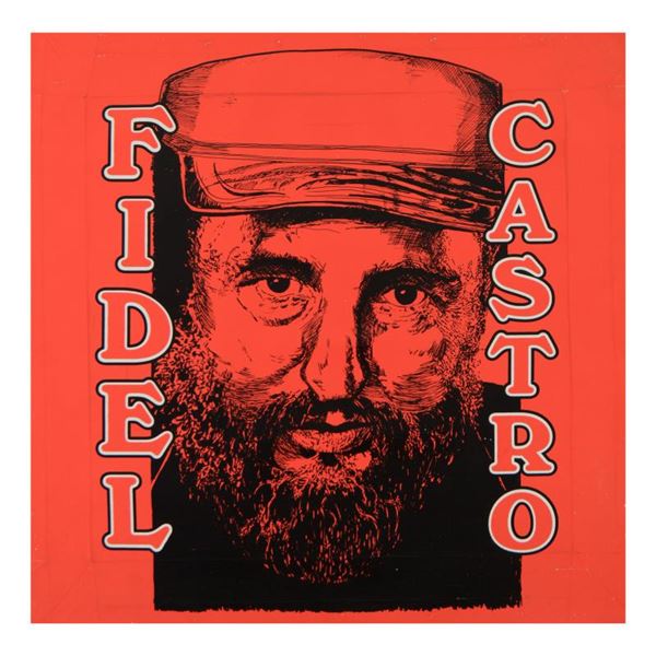 Fidel Castro by Steve Kaufman (1960-2010)