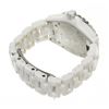 Image 3 : Chanel White Ceramic W/Extra Links Watch