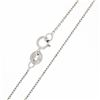 Image 6 : 14k White Gold .20 ctw Single Cut Diamond 16.15mm Circle of Life Pendant Necklac