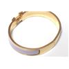 Image 7 : Hermes Purple Metal Clic Clac Bangle Bracelet GHW