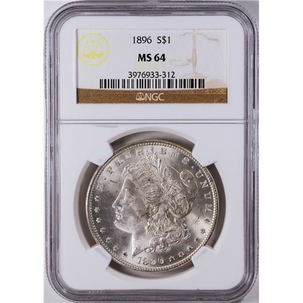 1896 $1 American Silver Eagle Dollar Coin NGC MS64