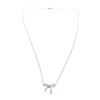 Image 3 : Tiffany & Co. Silver Bow Pendant Necklace