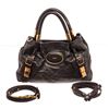 Image 1 : Chloe Black Leather Victoria Shoulder Bag