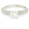 Image 3 : 14k White Gold Gabriel & Co. 2.40 ctw Diamond Engagement Ring and Wedding Band S