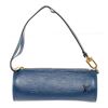 Image 1 : Louis Vuitton Blue Epi Leather Mini Papillon Pochette Bag