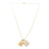 Image 1 : Hermes Gold-tone OKelly Pendant Necklace