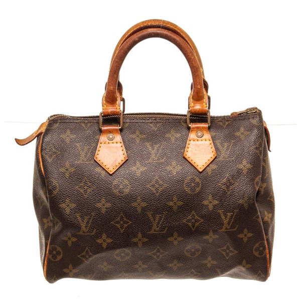 Louis Vuitton Brown Speedy 25cm Satchel Bag