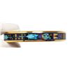 Image 5 : Hermes Blue Gold Print Enamel Bangle Bracelet