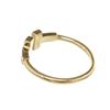 Image 3 : Tiffany & Co Gold T Wire Diamond Ring