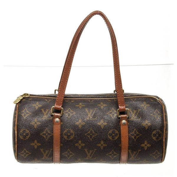 Louis Vuitton Brown Monogram Canvas Papillon 23cm Handbag