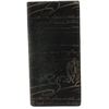 Image 1 : Berluti Black Ebene Leather Calligraphy Bifold Long Wallet