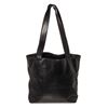 Image 1 : Chanel Vintage Black CC Embossed Caviar Leather Medium Tote Bag