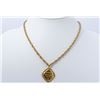 Image 1 : Chanel Gold-tone e Cambon Paris Pendant Necklace