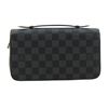 Image 1 : Louis Vuitton Black Damier Graphite Canvas Leather Zippy XL Wallet