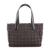 Image 1 : Chanel Travel Line Tote Nylon Small Black, Brown